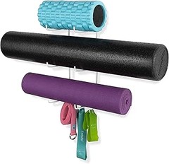Instalación de un soporte de pared para esterillas de yoga