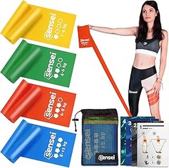 Usar bandas elásticas largas en yoga: Instrucciones y posturas