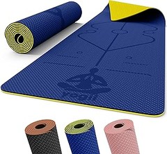 ¿A quiénes les convienen las esterillas de yoga con líneas de alineación?