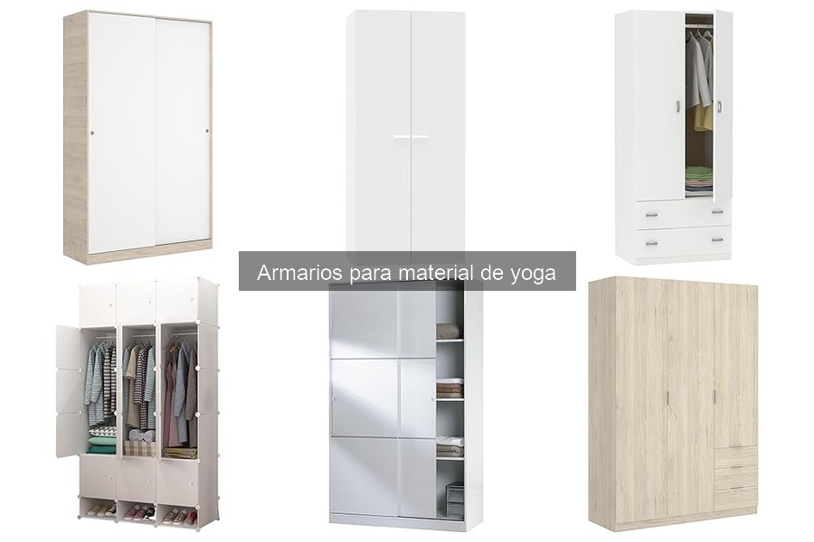 Alternativas a armarios para almacenar material de yoga