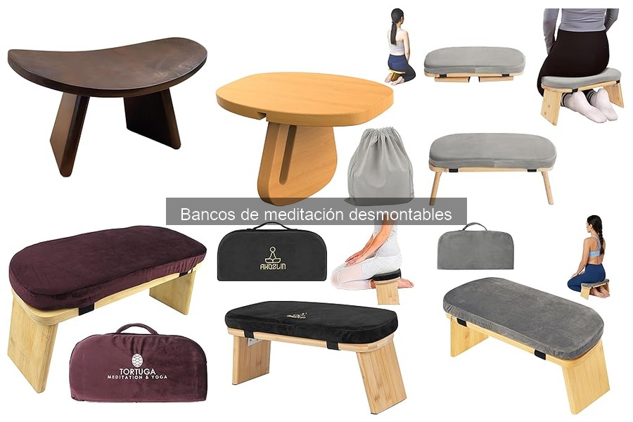 Alternativas a bancos de meditación desmontables