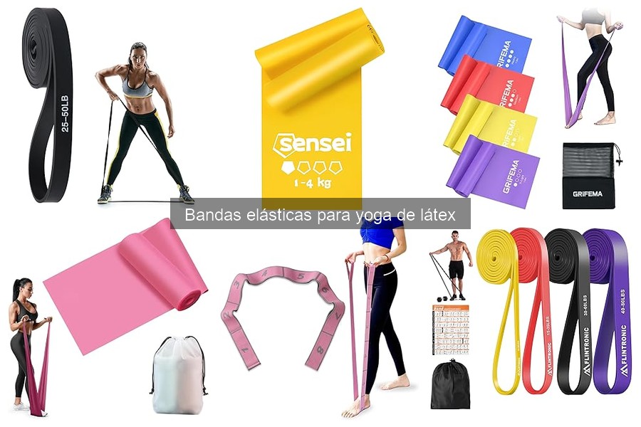 Alternativas a bandas elásticas de látex para yoga
