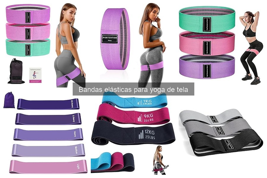 Alternativas a bandas elásticas de tela para yoga