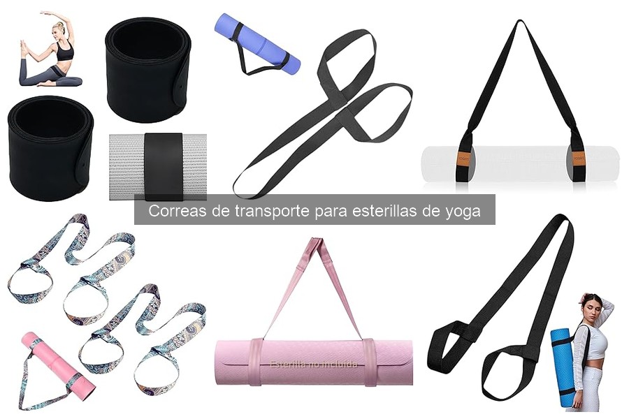 Alternativas a correas de transporte para esterillas de yoga