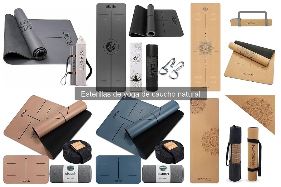 Alternativas a esterillas de yoga de caucho natural