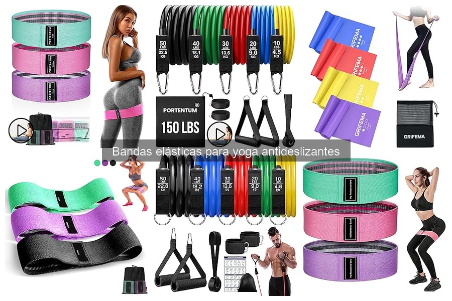 Alternativas a las bandas elásticas antideslizantes para yoga