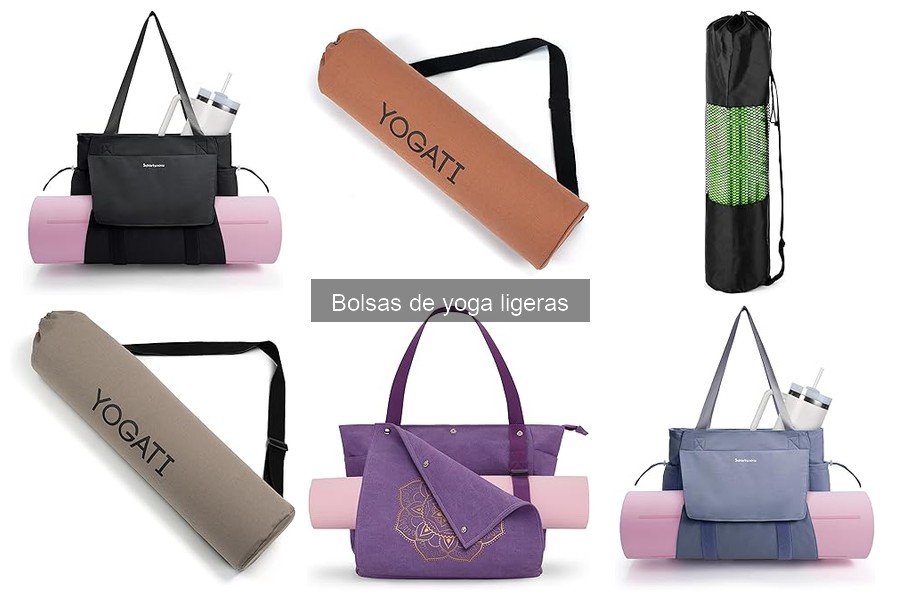 Alternativas a las bolsas de yoga ligeras: mochilas y más