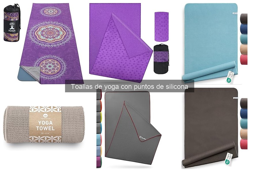 Alternativas a las toallas de yoga con puntos de silicona