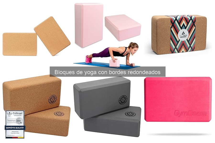 Alternativas a los bloques de yoga con bordes redondeados