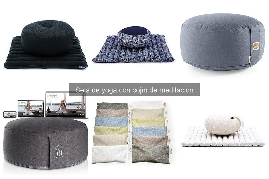 Alternativas a los sets de yoga con cojín de meditación