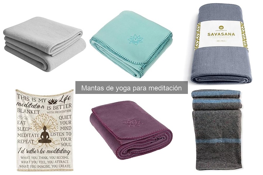 Alternativas a mantas de yoga para meditación: opciones útiles