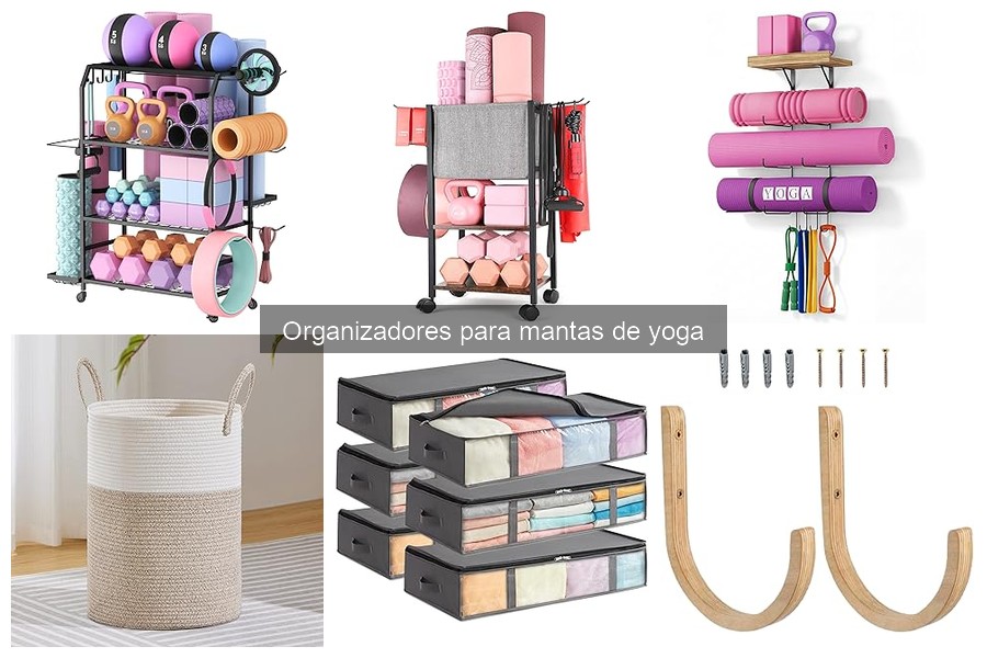 Alternativas a organizadores para mantas de yoga en casa