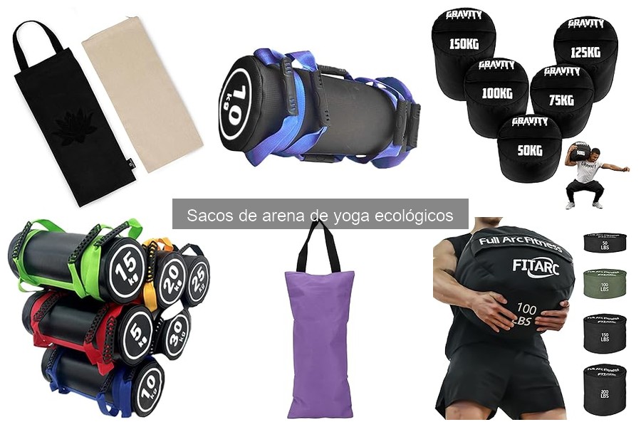 Alternativas a sacos de arena de yoga ecológicos