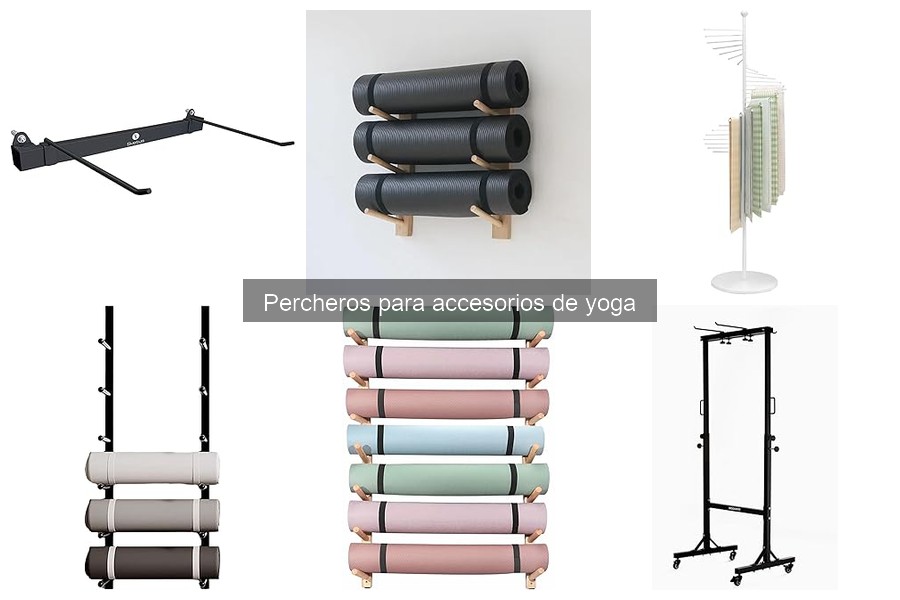 Alternativas creativas a percheros para accesorios de yoga