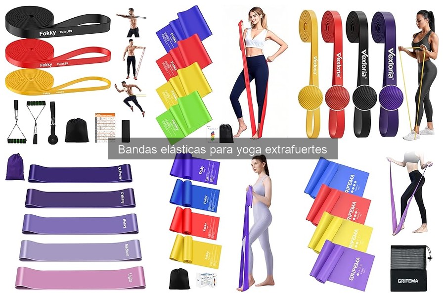 Bandas elásticas extrafuertes para yoga: ¿mejor que las suaves?
