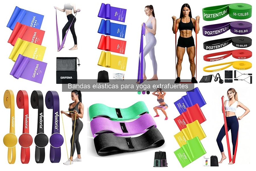 Bandas Elásticas para Yoga Extrafuertes: Mejora tu Recuperación