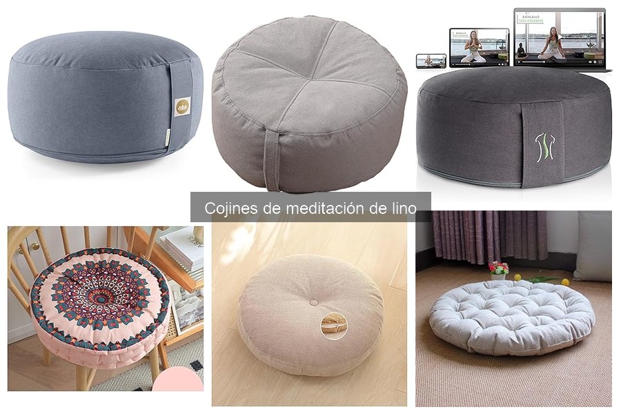 Beneficios de los cojines de meditación de lino en tu práctica