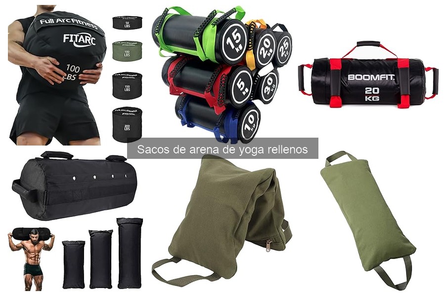 Beneficios de usar sacos de arena de yoga en casa