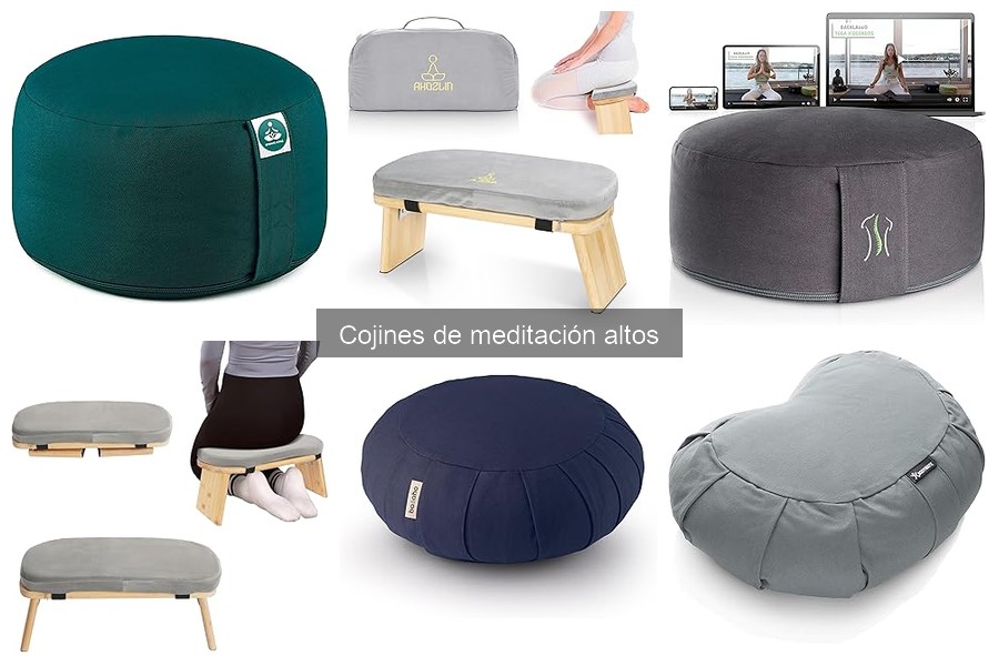 Cojines de meditación altos para personas altas: características clave