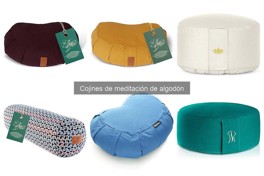 Cojines de meditación de algodón: características y beneficios