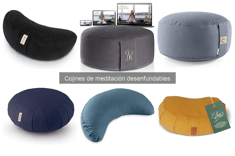 Cojines de meditación desenfundables: características y beneficios
