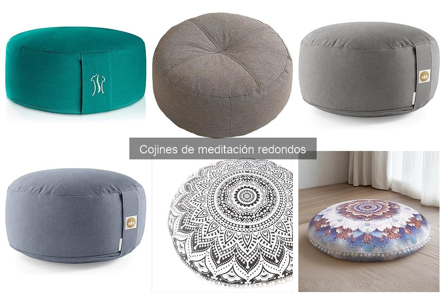 ** Cojines de meditación redondos vs cojines para yoga: ¿cuál elegir?
