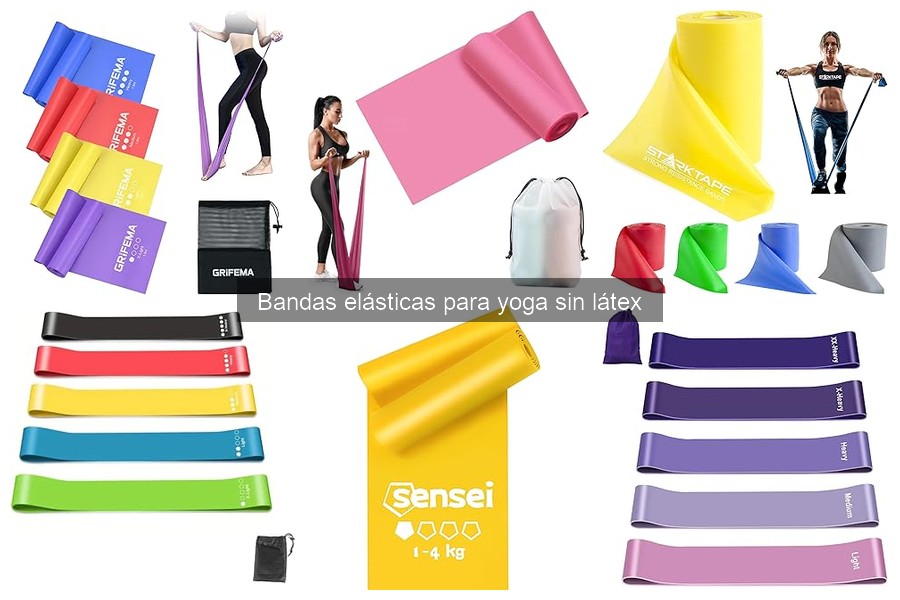 Cómo elegir bandas elásticas para yoga sin látex