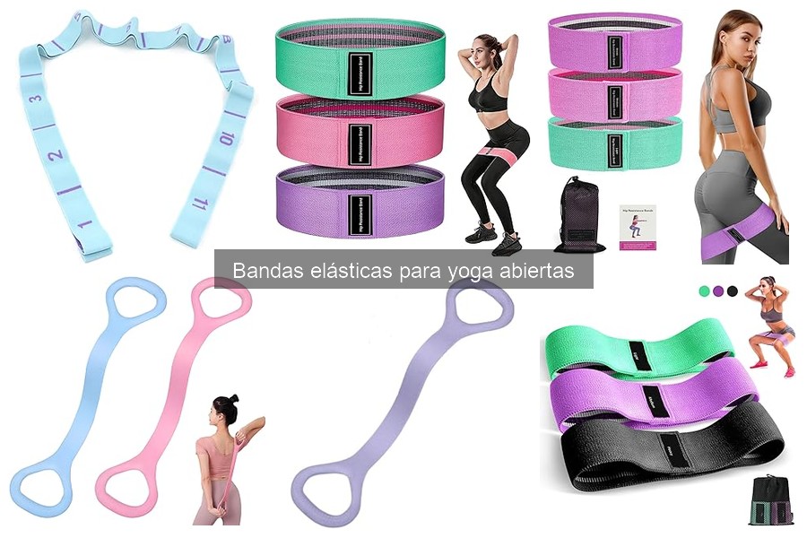 Cómo usar bandas elásticas para yoga abiertas correctamente