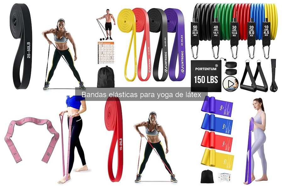 Cómo usar bandas elásticas para yoga de látex en casa