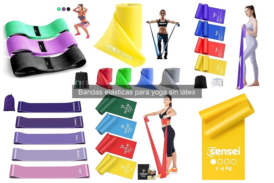 Cómo usar bandas elásticas para yoga sin látex correctamente