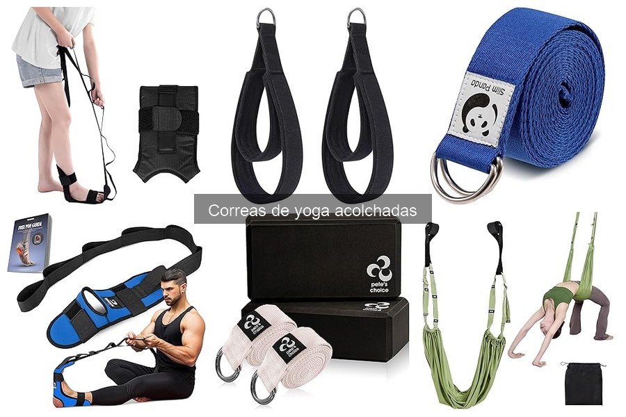 Cómo usar correas de yoga acolchadas para rehabilitación física