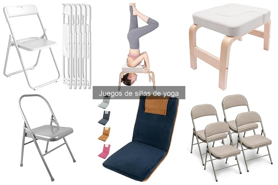 Cómo usar un juego de sillas de yoga en casa