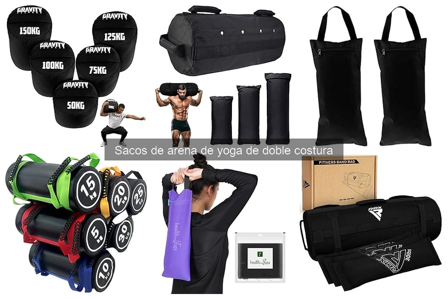 Cómo usar un saco de arena de yoga de doble costura