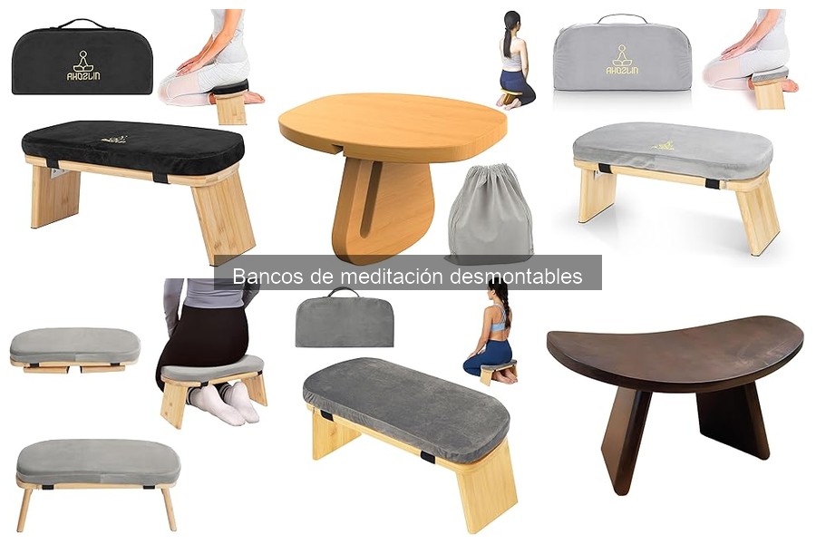 Comparativa: bancos de meditación desmontables vs. fijos