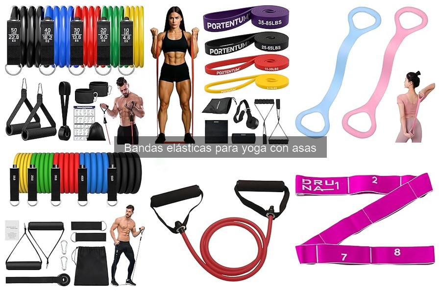 Comparativa: Bandas elásticas para yoga con asas vs sin asas