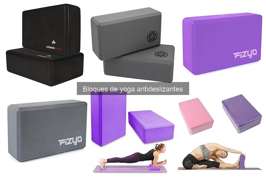 Comparativa: Bloques de yoga antideslizantes vs. espuma