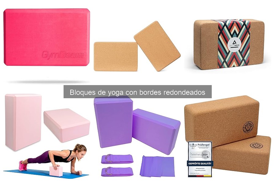 Comparativa: Bloques de yoga redondeados vs. tradicionales