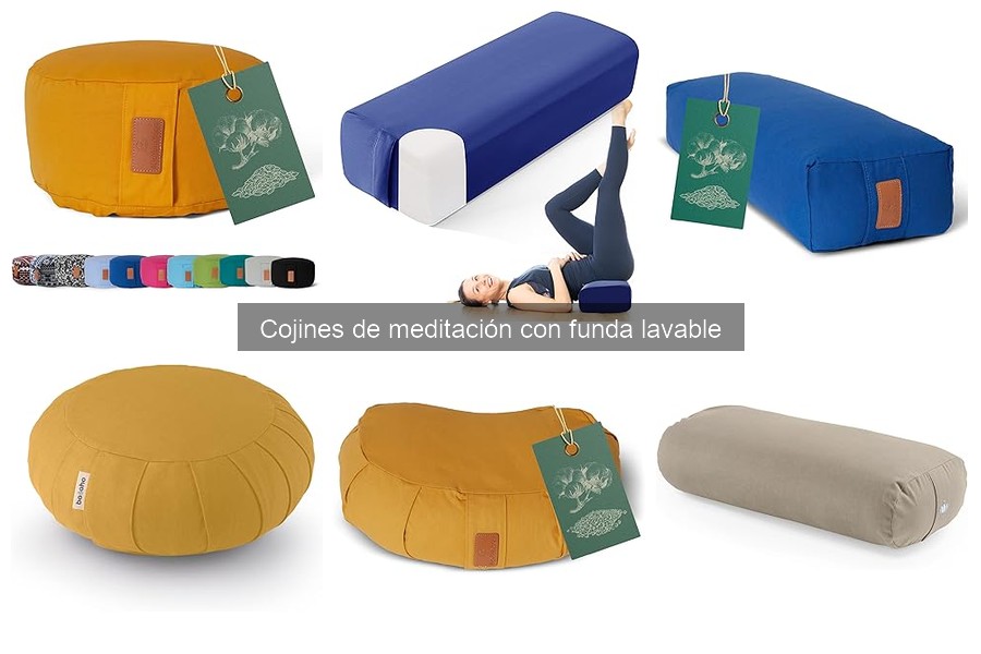 Comparativa: Cojines de meditación con funda lavable vs sin funda