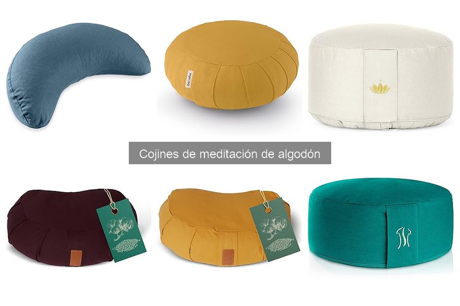 ** Comparativa: Cojines de Meditación de Algodón vs Otros Materiales