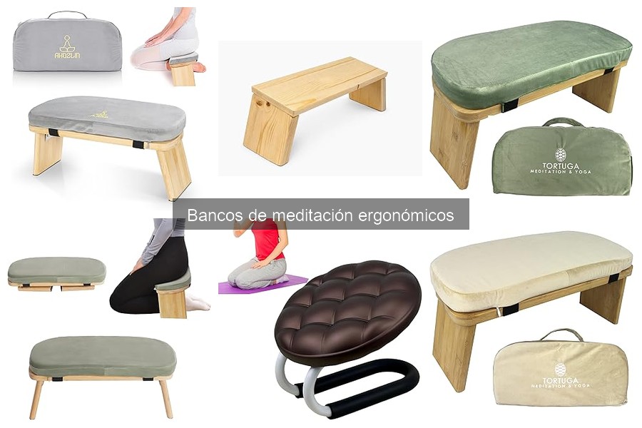 Comparativa de bancos de meditación ergonómicos y tradicionales