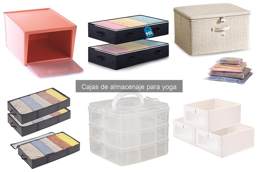 Comparativa de cajas de almacenaje de madera y plástico para yoga