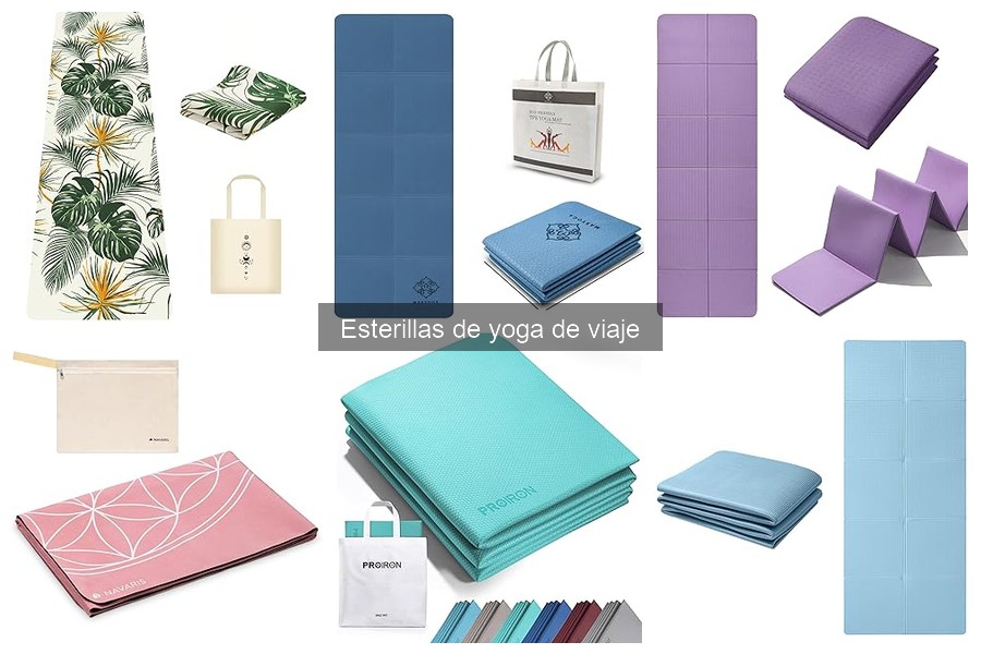 Comparativa de esterillas de yoga de viaje: Top marcas y modelos