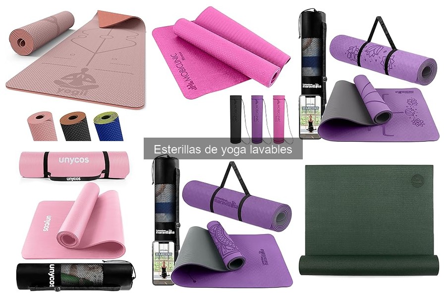 Comparativa de las mejores esterillas de yoga lavables