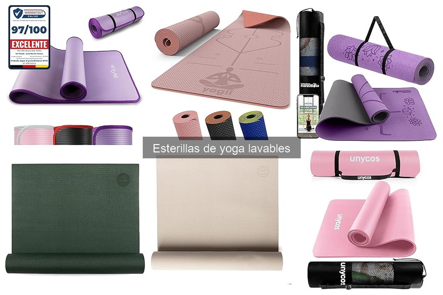 Comparativa de materiales en esterillas de yoga lavables