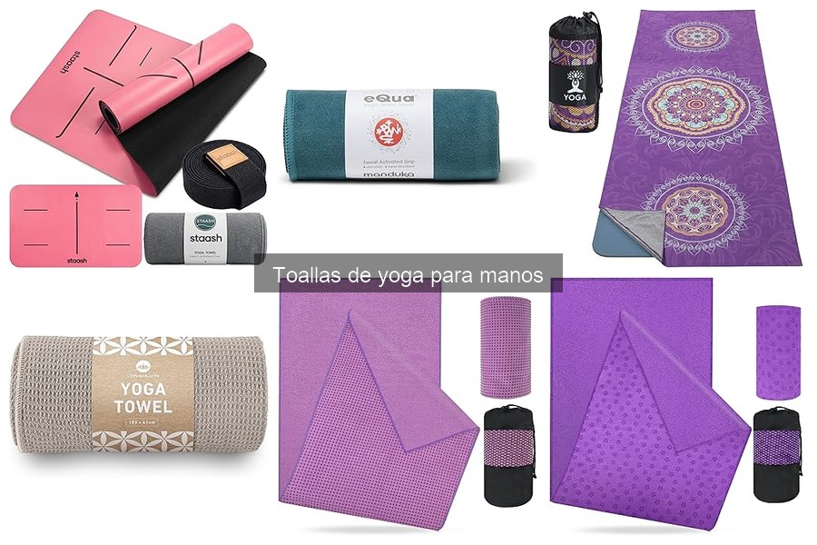 Comparativa de materiales en toallas de yoga para manos