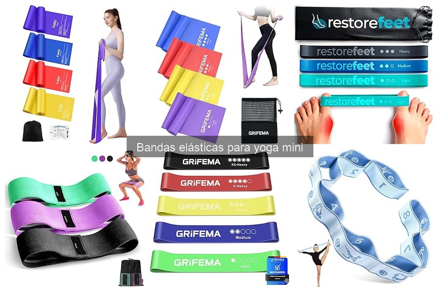 Comparativa de resistencia en bandas elásticas para yoga mini
