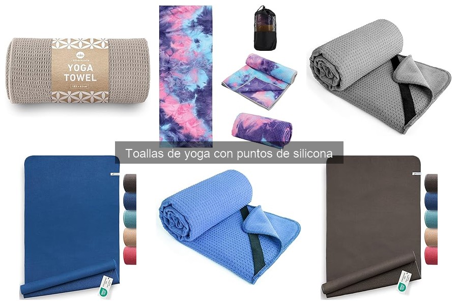 Comparativa de toallas de yoga con puntos de silicona