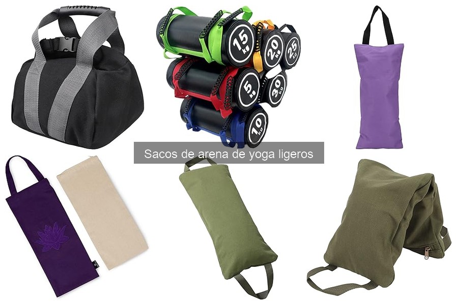Comparativa: Sacos de arena de yoga ligeros vs. otras pesas