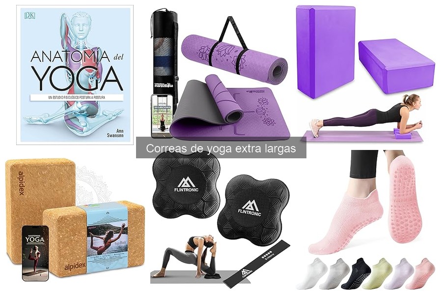 Comprar correas de yoga extra largas baratas: Mejores opciones