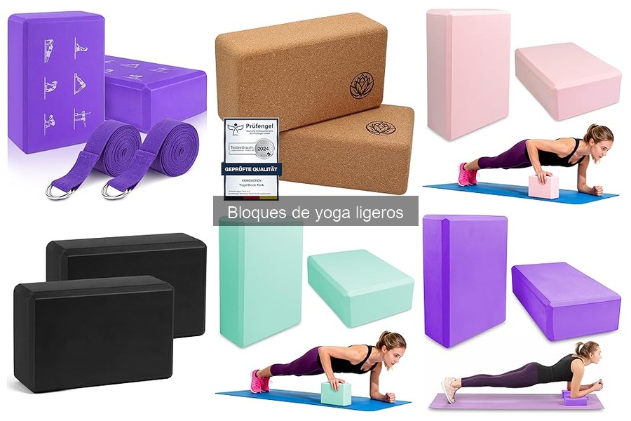 Diferencias entre bloques de yoga de espuma y corcho